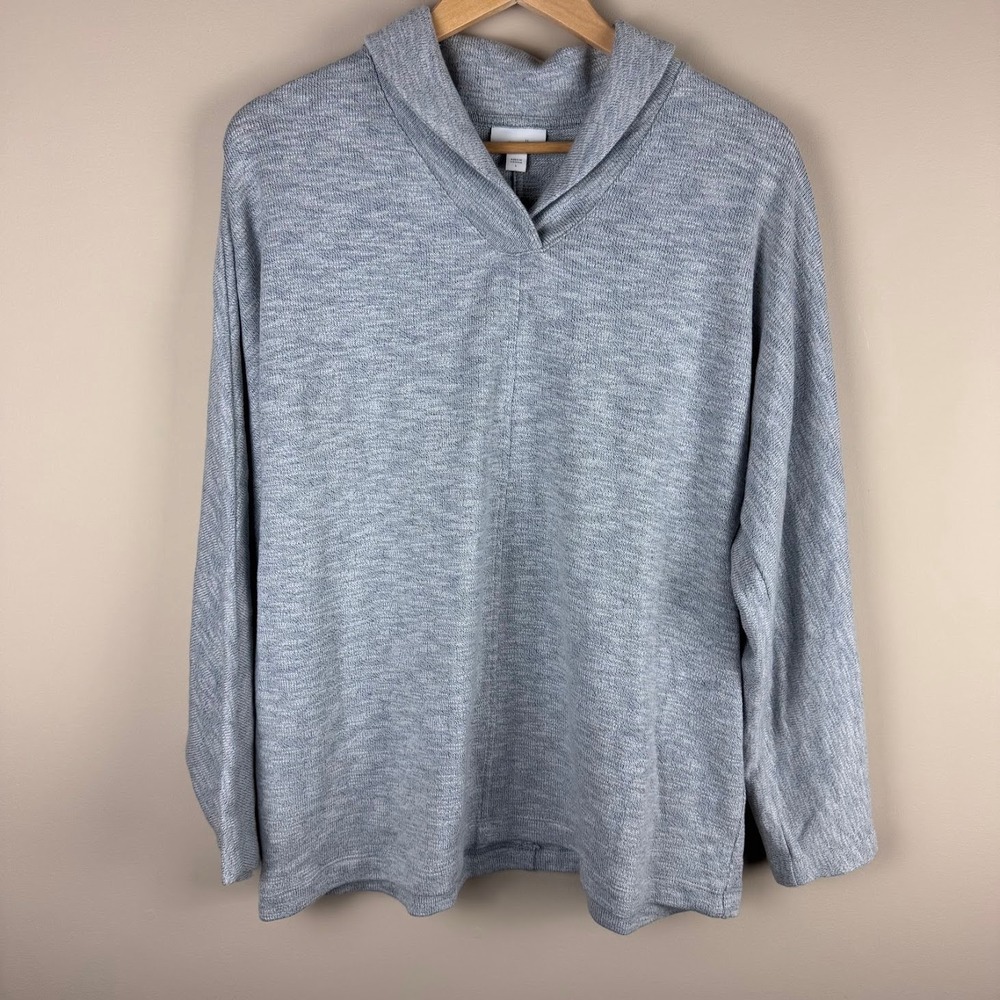 J.Jill Pure Jill Shawl Collar Dolman Pullover Sweater Long Sleeve Comfy Large